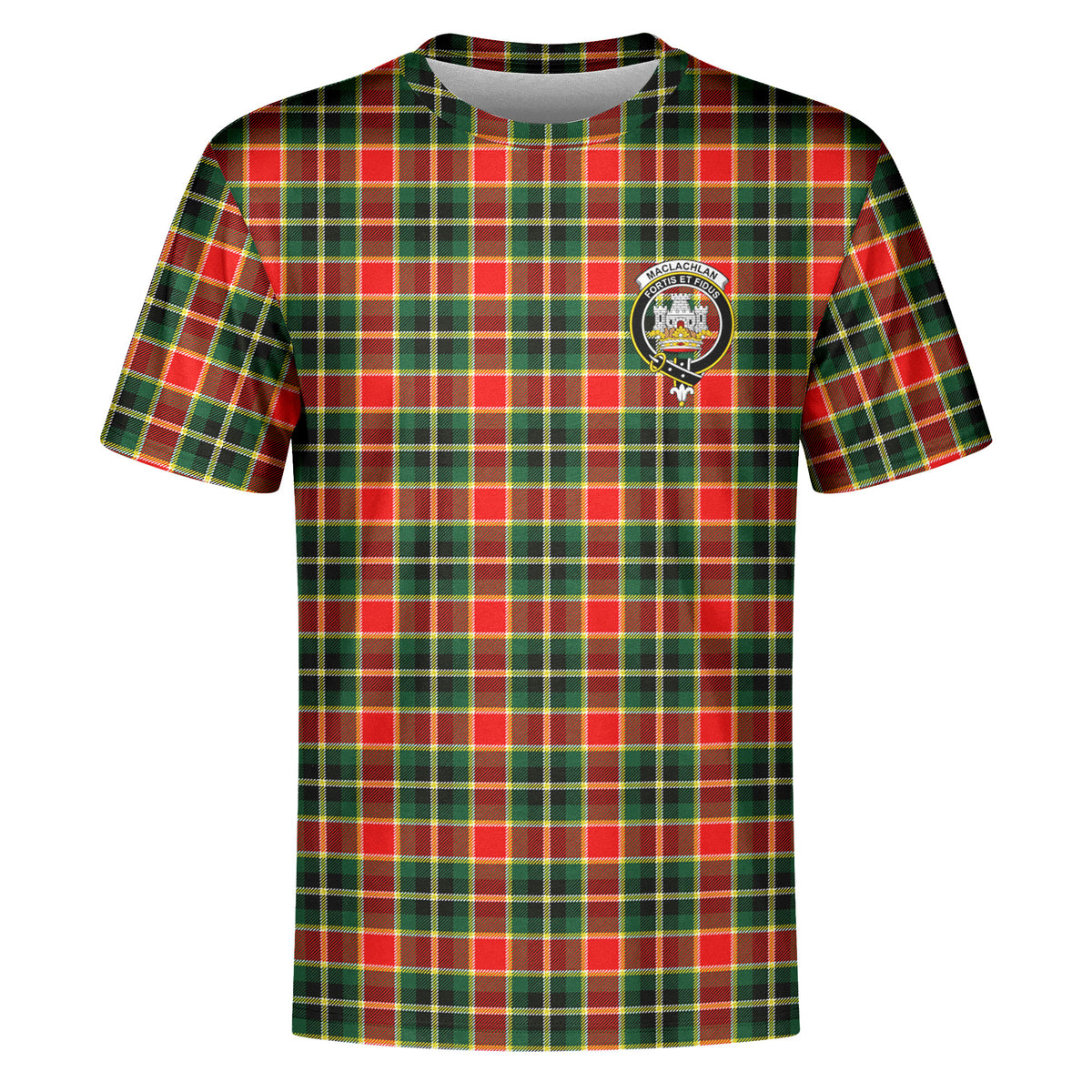 MacLachlan Hunting Modern Tartan Crest T-shirt