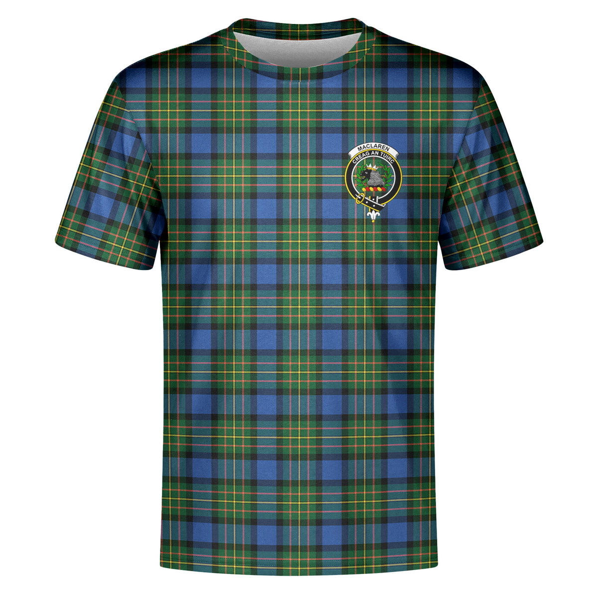 MacLaren Ancient Tartan Crest T-shirt