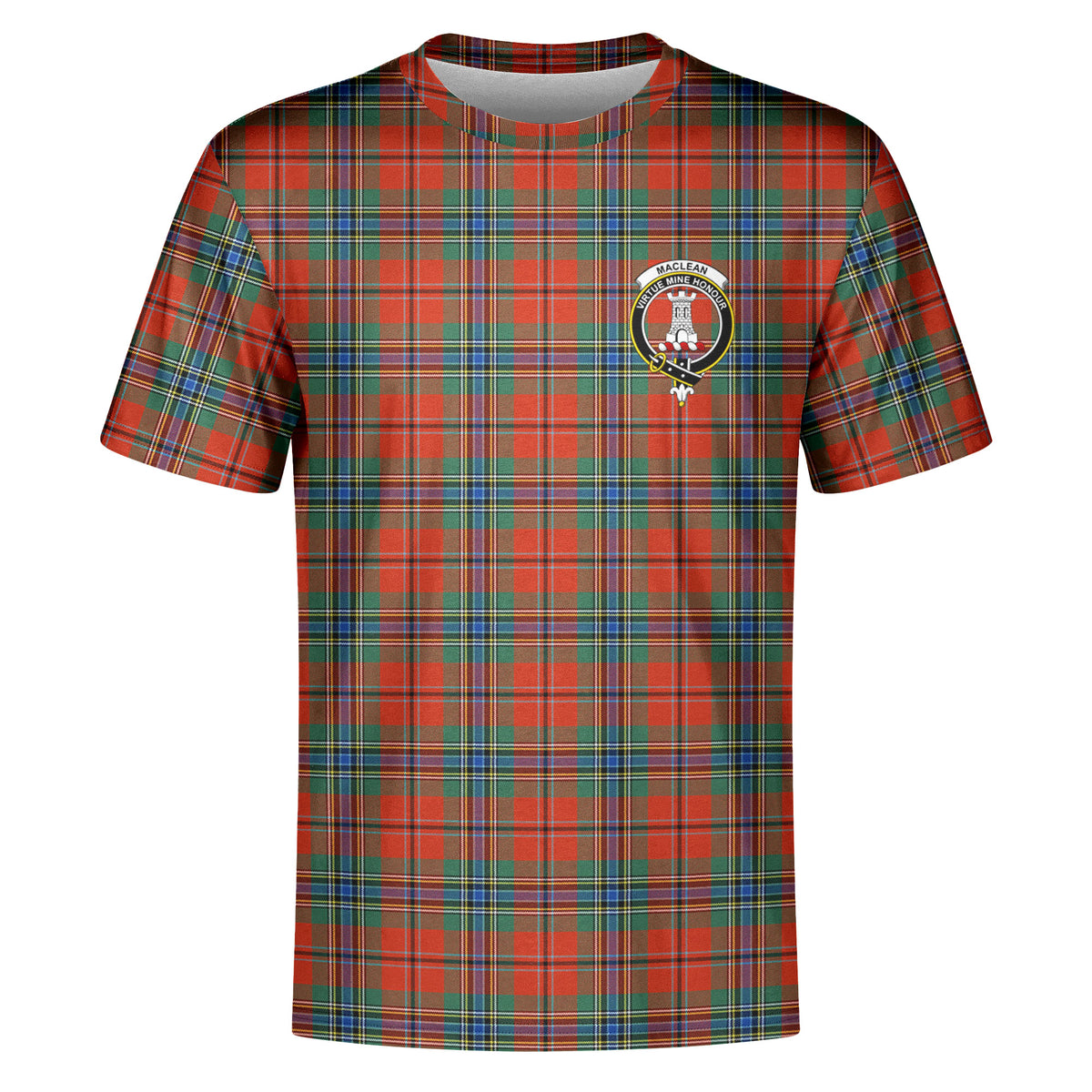 MacLean of Duart Ancient Tartan Crest T-shirt