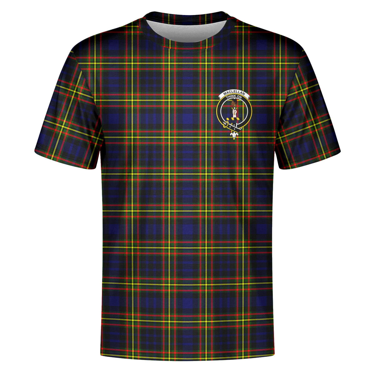 MacLellan Modern Tartan Crest T-shirt