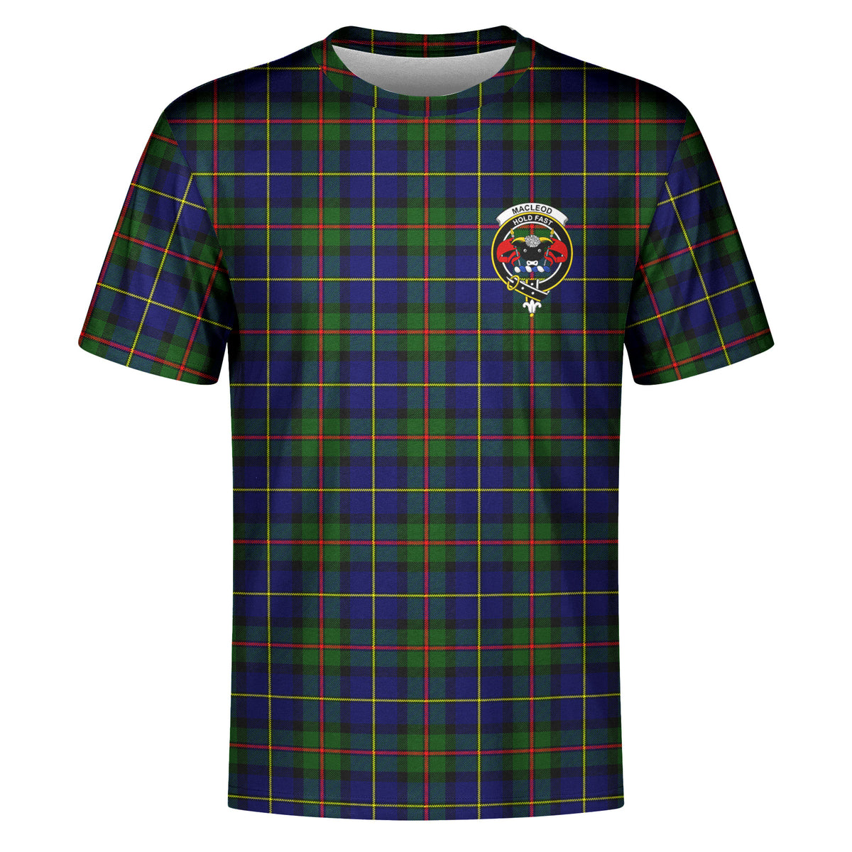 MacLeod of Harris Modern Tartan Crest T-shirt