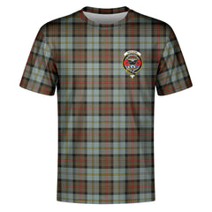 MacLeod of Harris Weathered Tartan Crest T-shirt