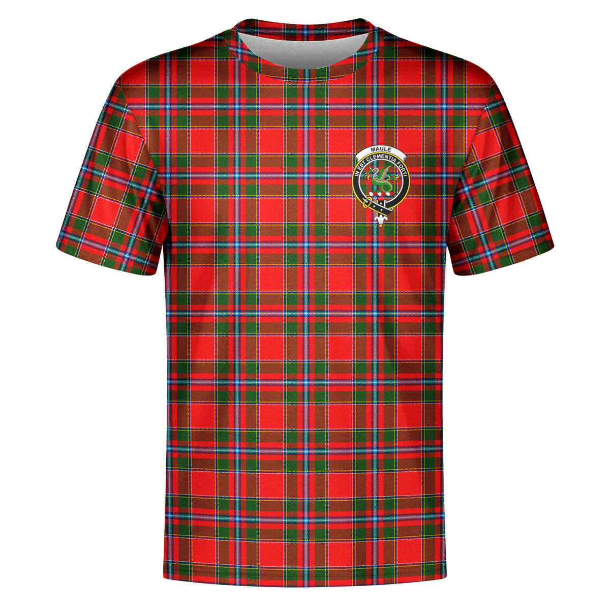 Maule Tartan Crest T-shirt