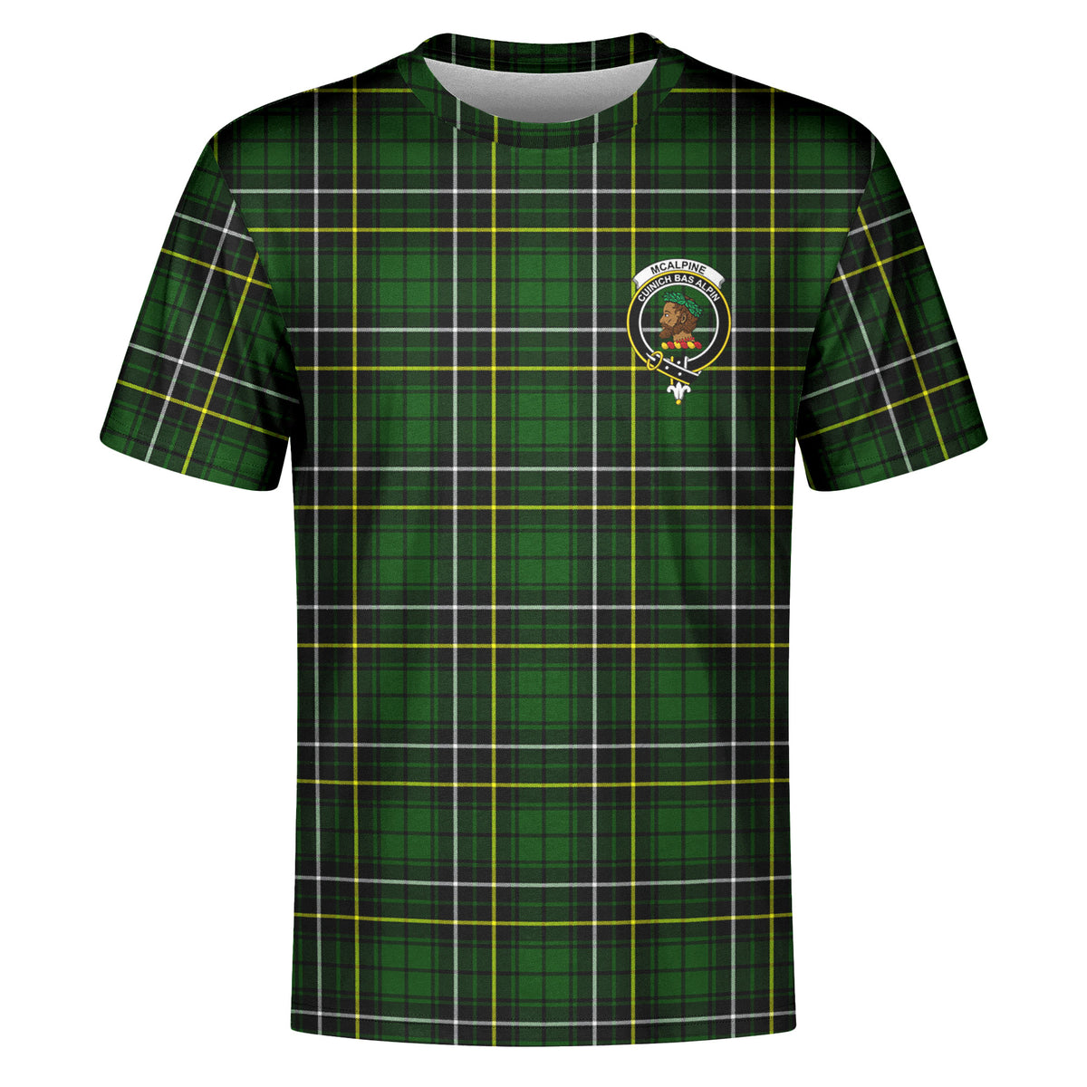 McAlpine Modern Tartan Crest T-shirt