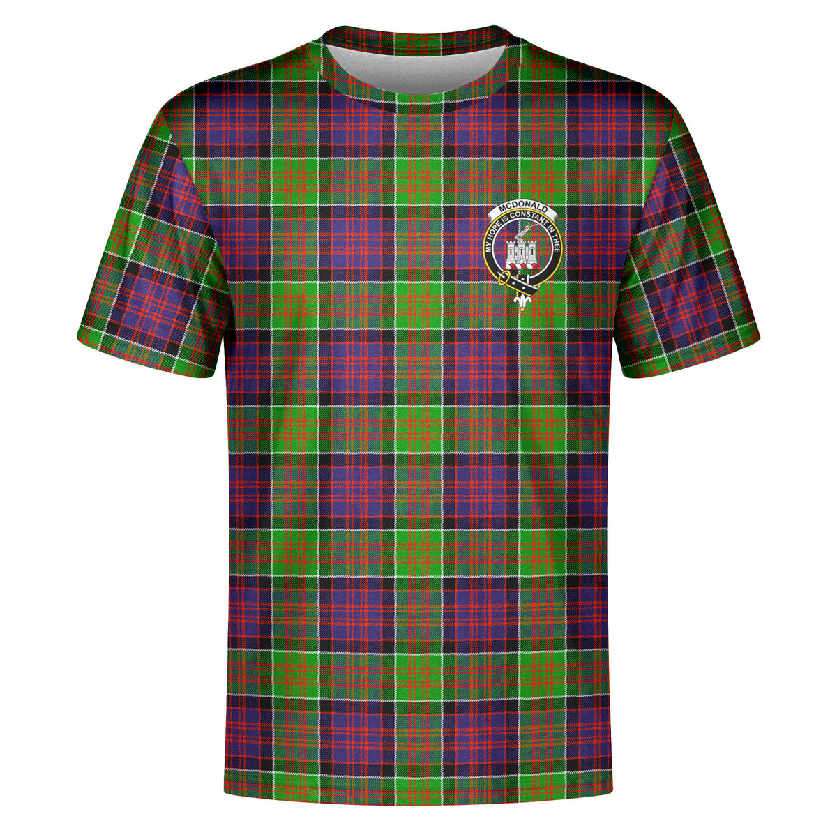 McDonald (Clan Ranald) Tartan Crest T-shirt