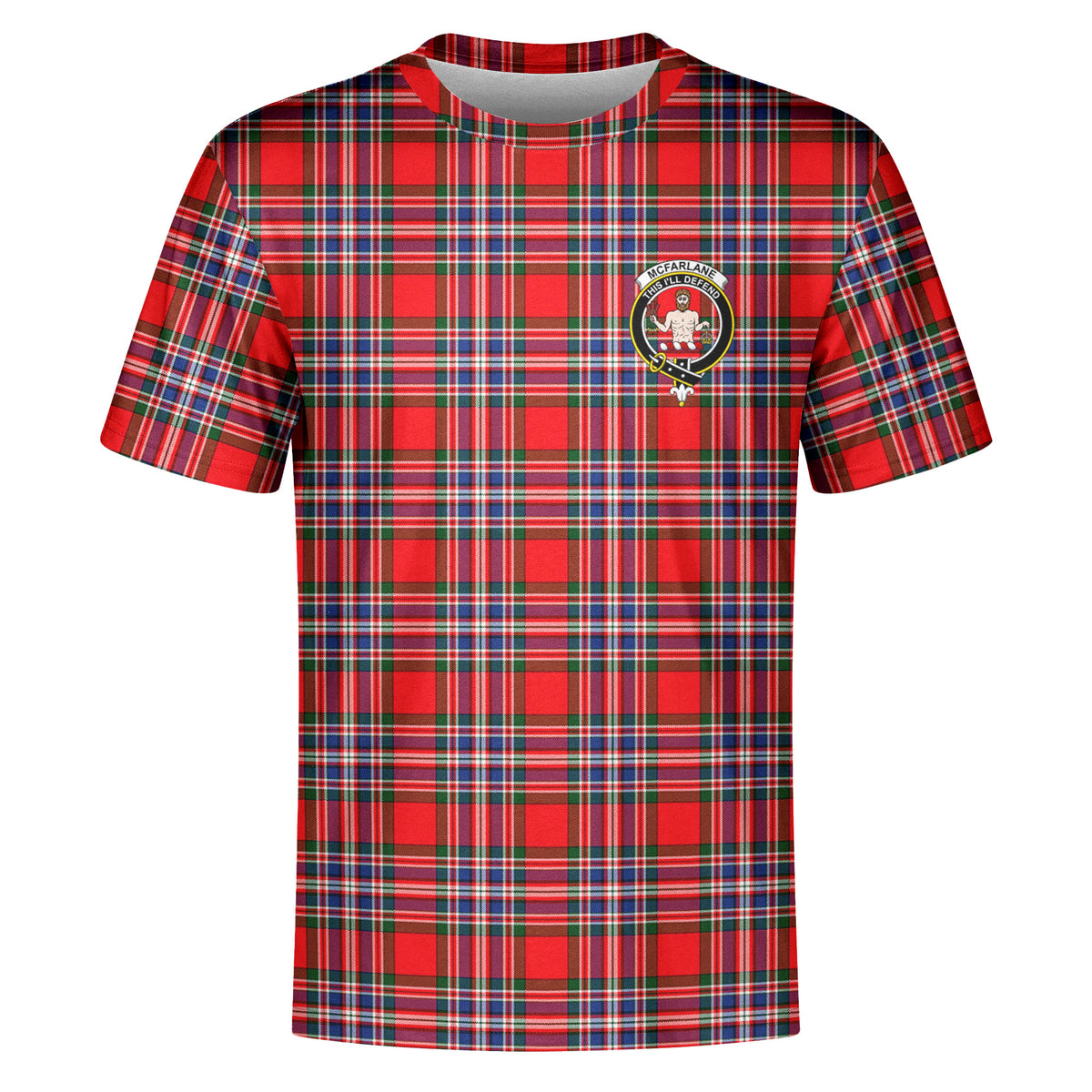 McFarlane Modern Tartan Crest T-shirt