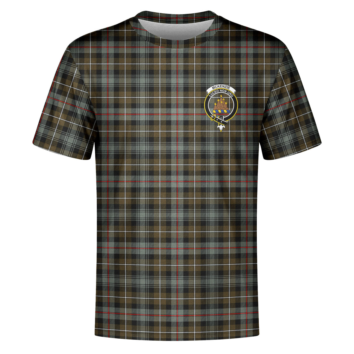 McKenzie Weathered Tartan Crest T-shirt