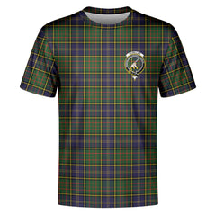 McMillan Hunting Modern Tartan Crest T-shirt