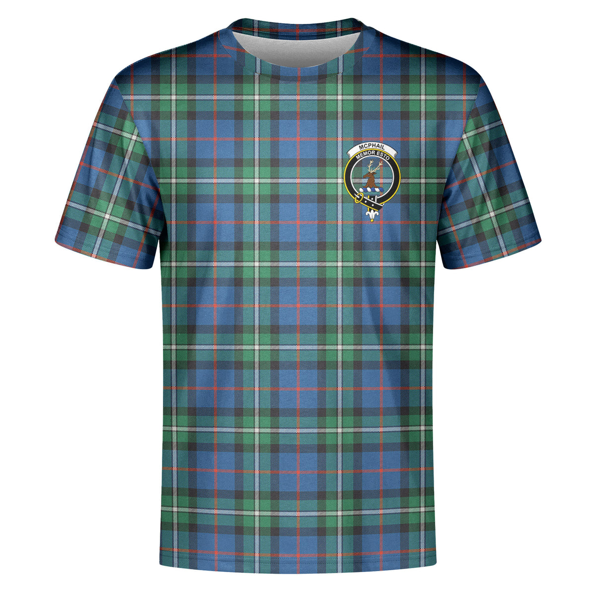 McPhail Hunting Ancient Tartan Crest T-shirt