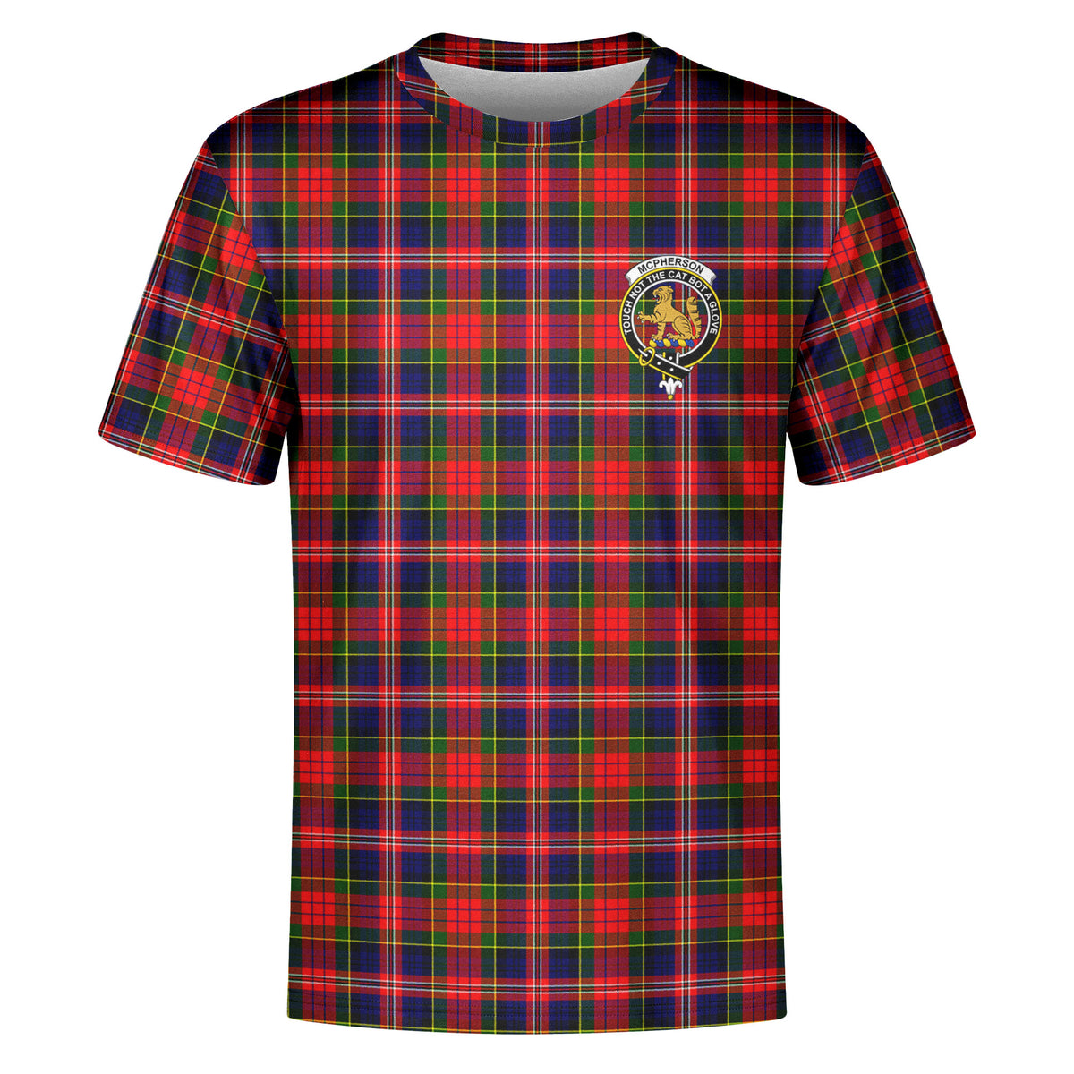 McPherson Modern Tartan Crest T-shirt