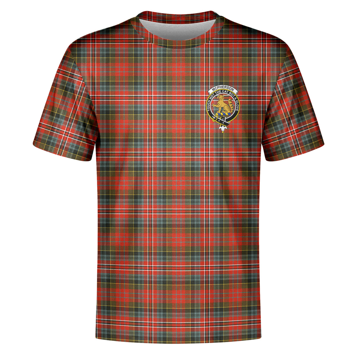 McPherson Weathered Tartan Crest T-shirt