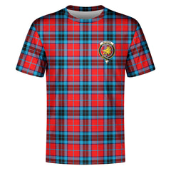 McTavish Modern Tartan Crest T-shirt