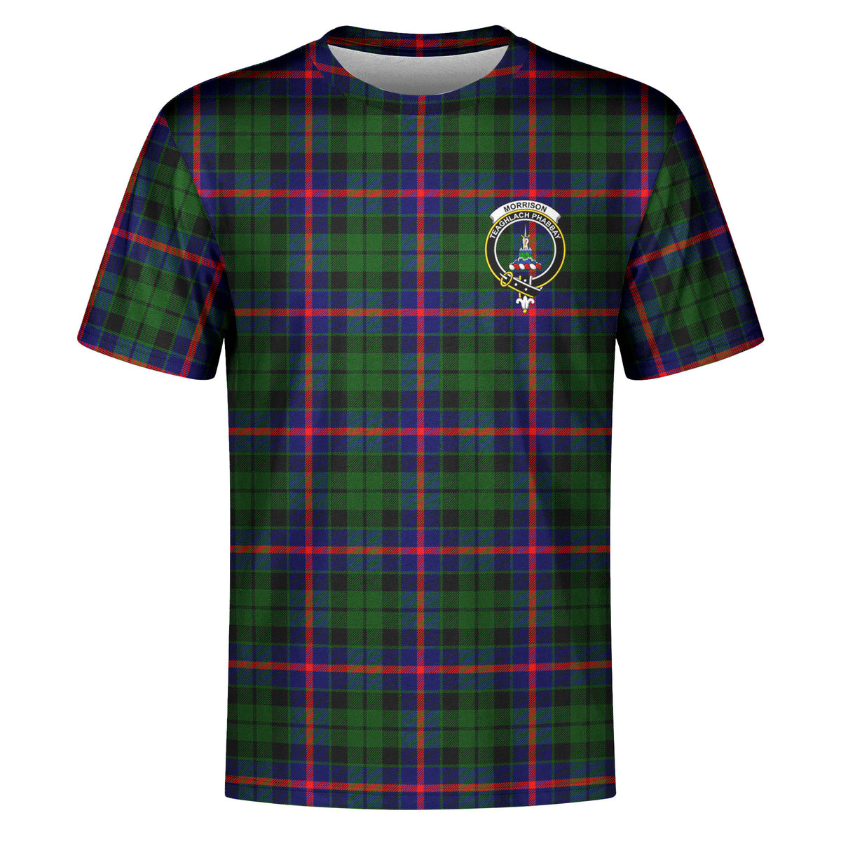 Morrison Modern Tartan Crest T-shirt