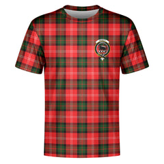 Nesbitt Modern Tartan Crest T-shirt