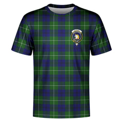 Oliphant Modern Tartan Crest T-shirt