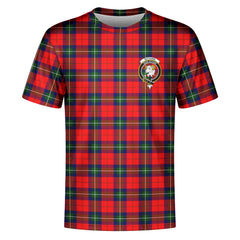 Ruthven Modern Tartan Crest T-shirt