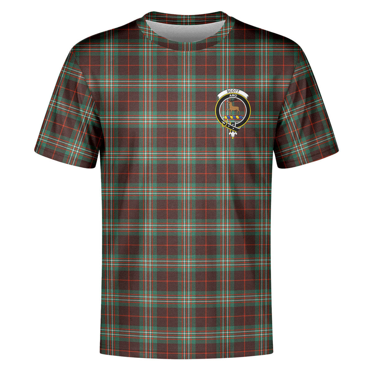 Scott Brown Ancient Tartan Crest T-shirt