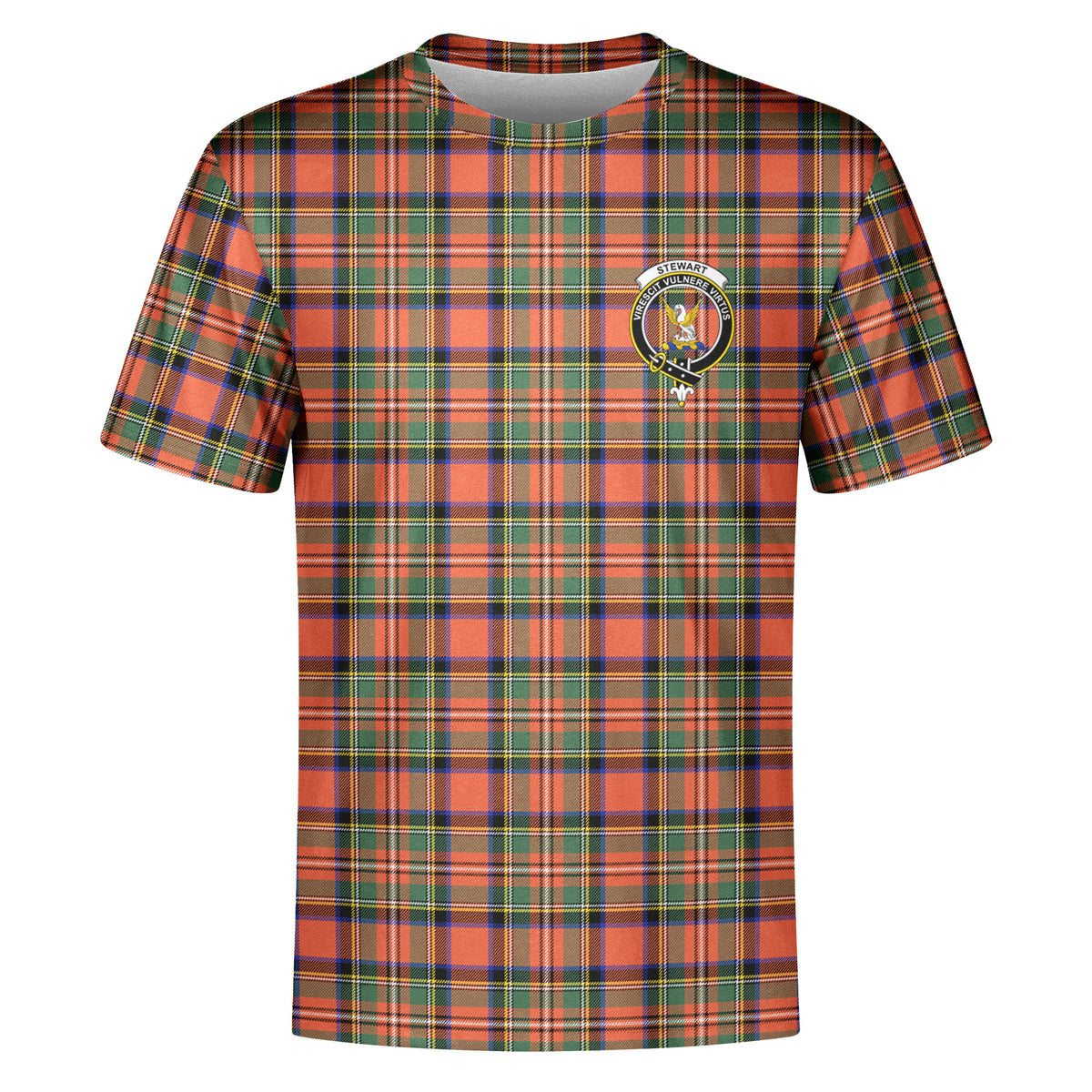 Stewart Royal Ancient Tartan Crest T-shirt