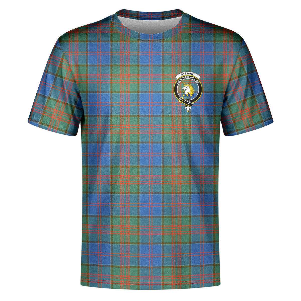 Stewart of Appin Hunting Ancient Tartan Crest T-shirt