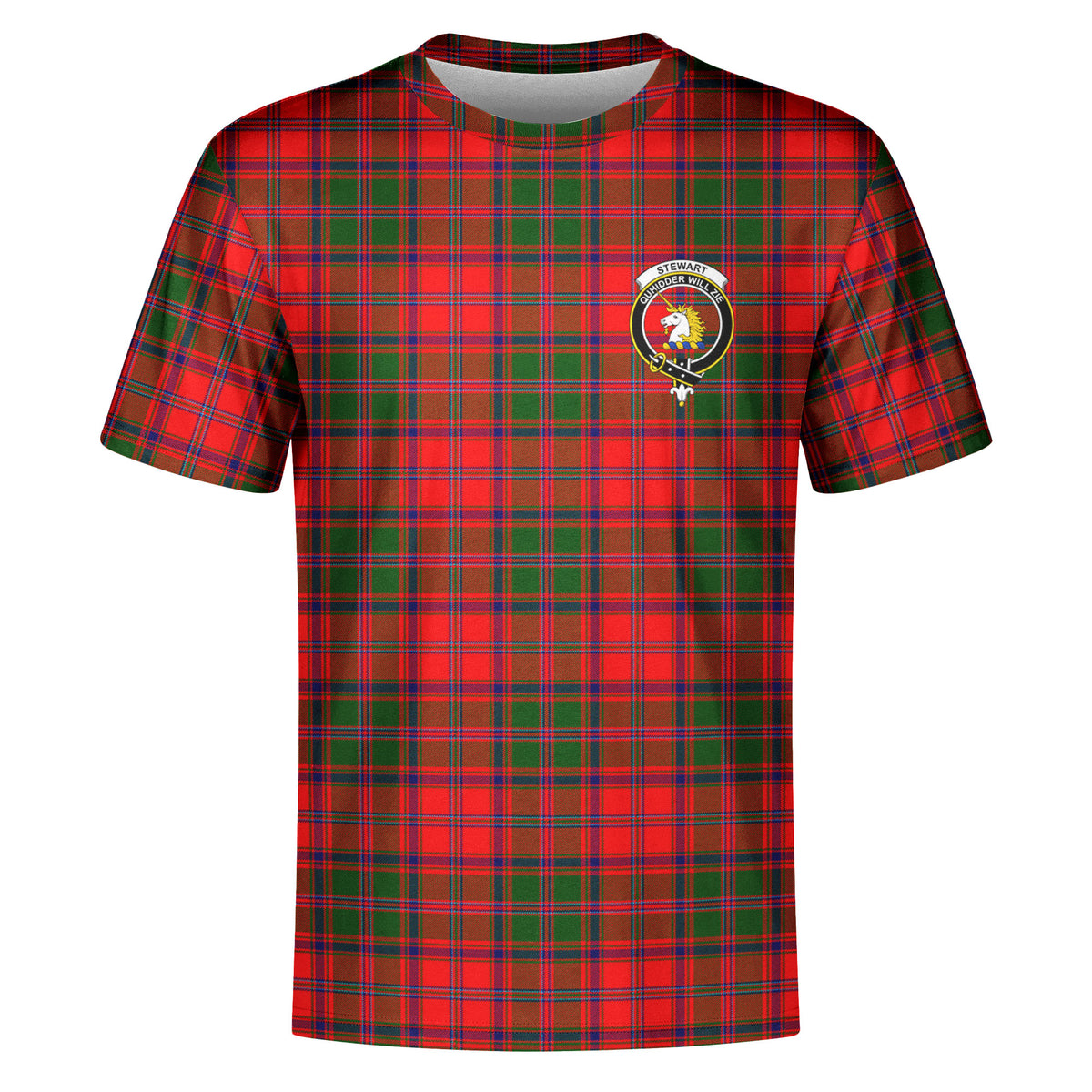 Stewart of Appin Modern Tartan Crest T-shirt