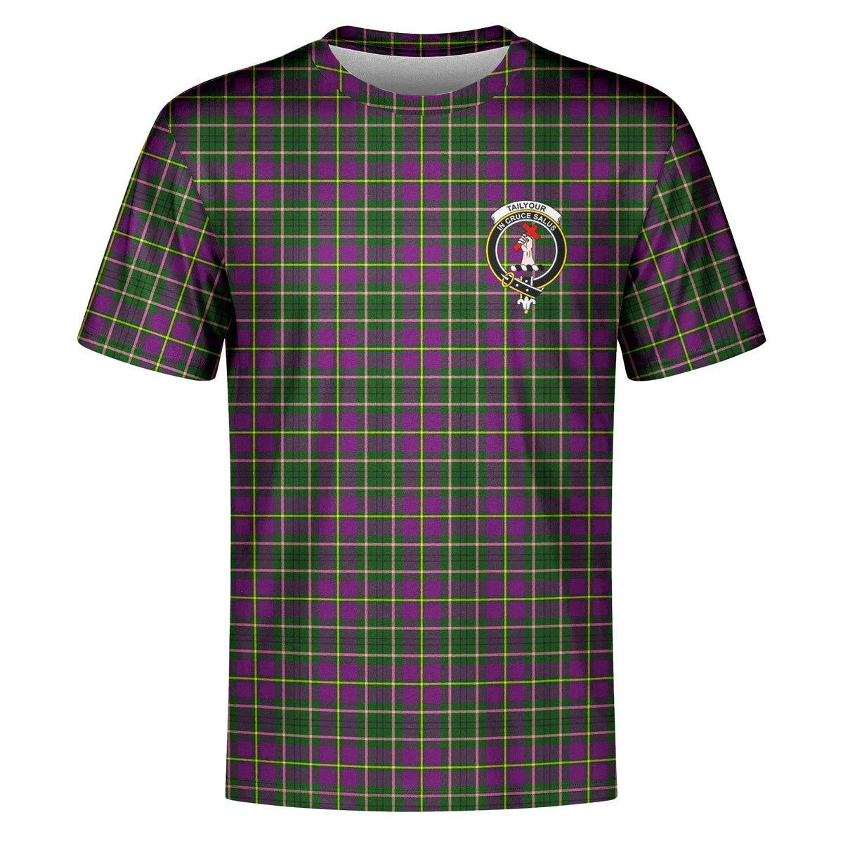 Tailyour (or Taylor) Tartan Crest T-shirt