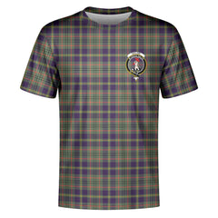 Taylor Weathered Tartan Crest T-shirt