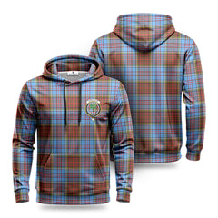 Anderson Modern Tartan Crest Hoodie