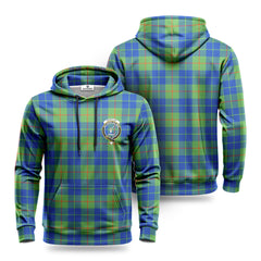 Barclay Hunting Ancient Tartan Crest Hoodie