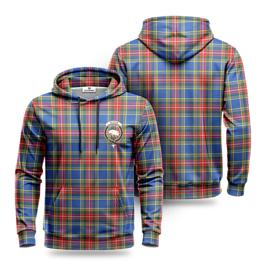 Beaton Modern Tartan Crest Hoodie 1500