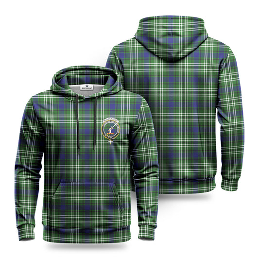 Blackadder Tartan Crest Hoodie 1500