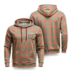 Bruce Ancient Tartan Crest Hoodie