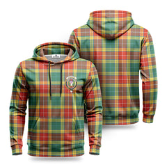 Buchanan Old Sett Tartan Crest Hoodie