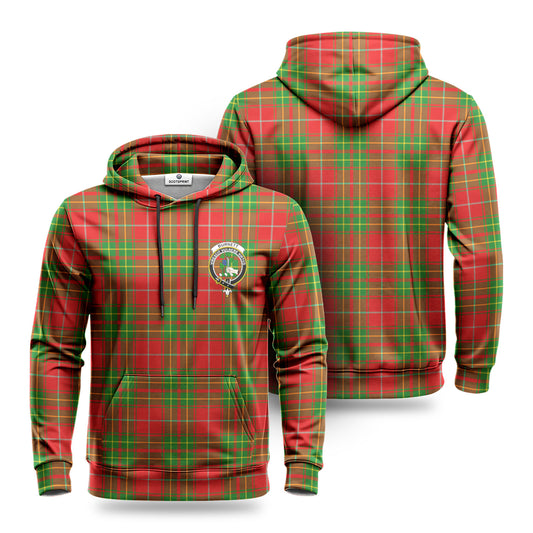 Burnett Ancient Tartan Crest Hoodie 1500