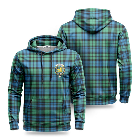 Campbell Ancient 01 Tartan Crest Hoodie 1500