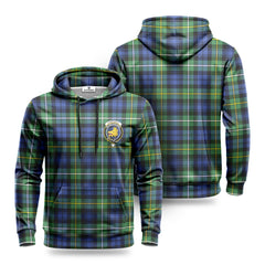 Campbell Argyll Ancient Tartan Crest Hoodie