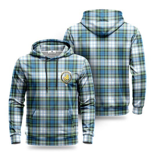 Campbell Dress Ancient Tartan Crest Hoodie 1500