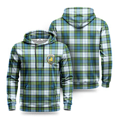 Campbell Dress Tartan Crest Hoodie