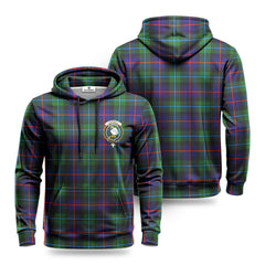 Campbell of Cawdor Modern Tartan Crest Hoodie