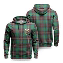 Chisholm Hunting Ancient Tartan Crest Hoodie