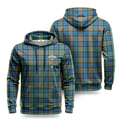 Colquhoun Ancient Tartan Crest Hoodie