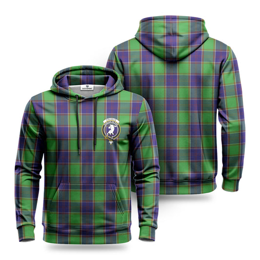 Colville Tartan Crest Hoodie 1500