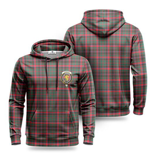 Cumming Hunting Modern Tartan Crest Hoodie 1500