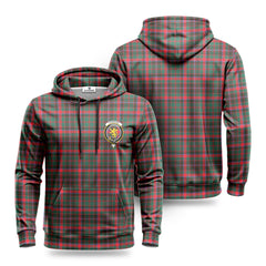 Cumming Hunting Modern Tartan Crest Hoodie