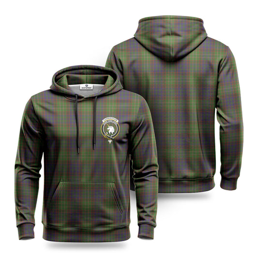 Cunningham Hunting Modern Tartan Crest Hoodie 1500