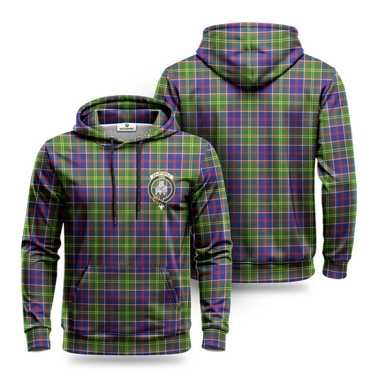 Dalrymple Tartan Crest Hoodie 1500