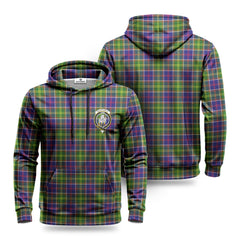 Dalrymple Tartan Crest Hoodie