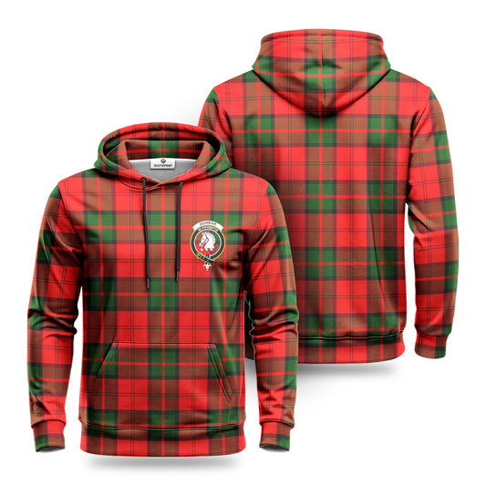 Dunbar Modern Tartan Crest Hoodie 1500