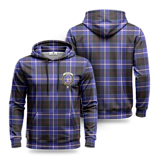 Dunlop Modern Tartan Crest Hoodie 1500