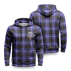 Dunlop Modern Tartan Crest Hoodie