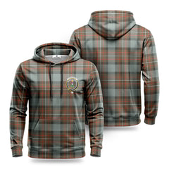 Fergusson Weathered Tartan Crest Hoodie